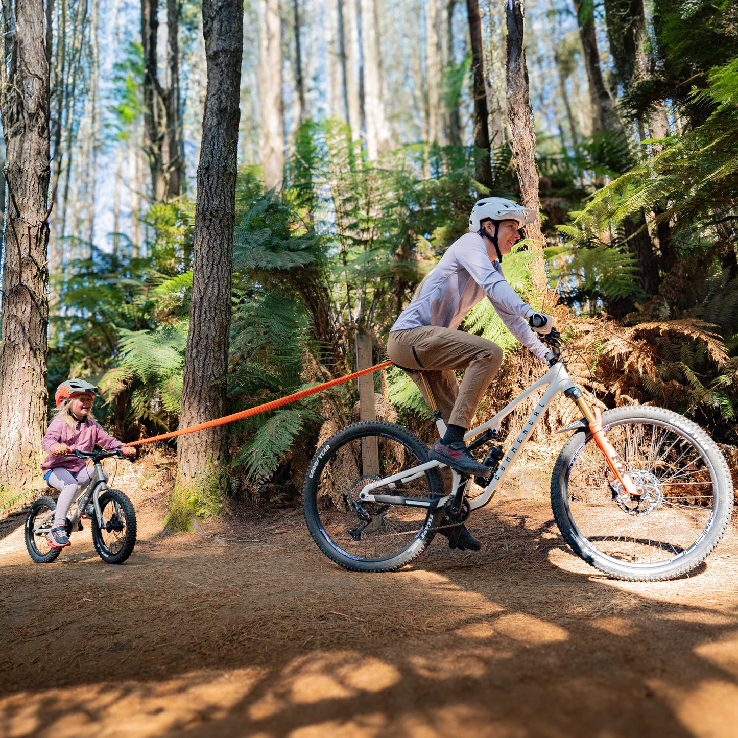 Corde de remorquage MTB Orange - Kids Ride Shotgun