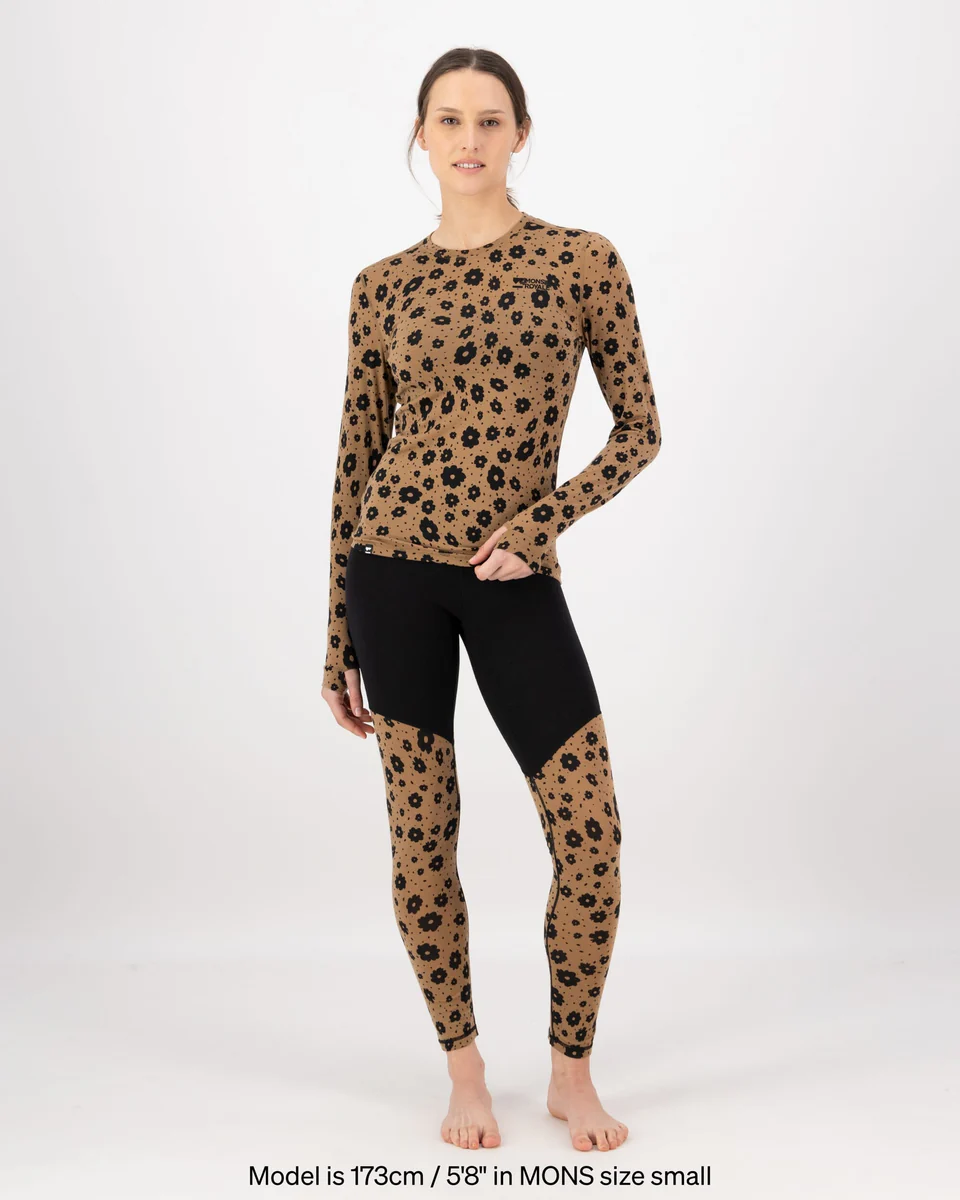 Haut à Manches Longues Merino Cascade Femme - Mons Royale