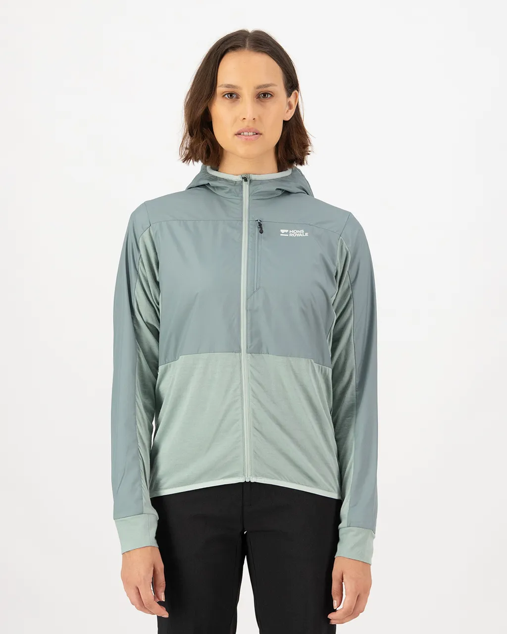 Manteau Coupe-Vent Diversion Merino Femme - Mons Royale
