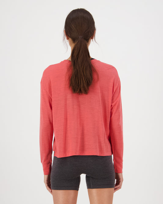 Maillot LS Femme Zephyr Merino Tencel™ Boxy - Mons Royale