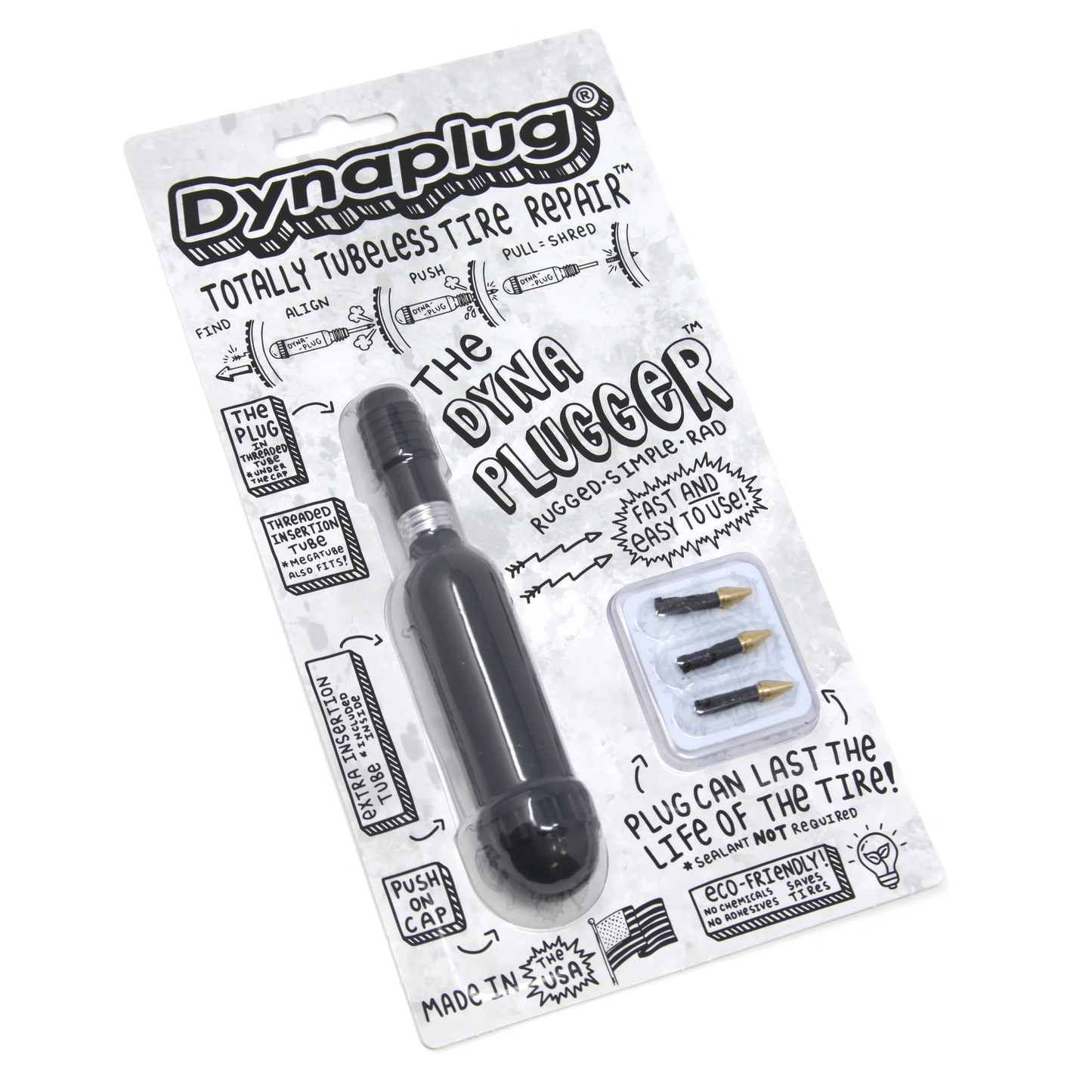 Kit de Réparation de Pneu Tubeless Dynaplugger - Dynaplug