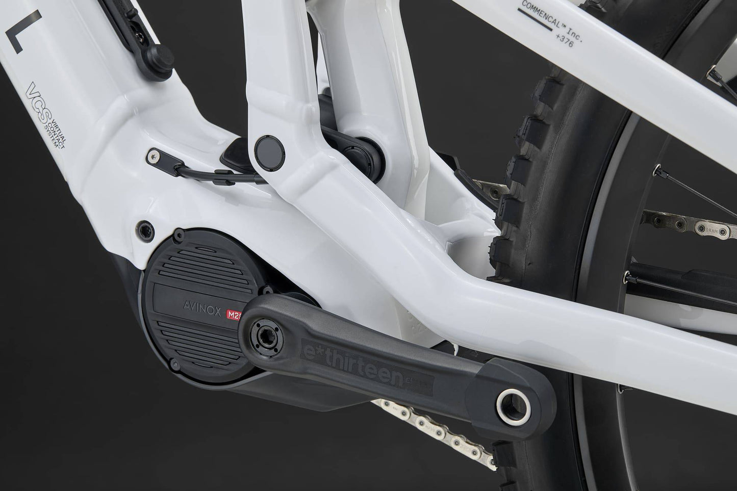 Vélo Meta Power SX Avinox Rockshox Pure White 2027 - COMMENCAL