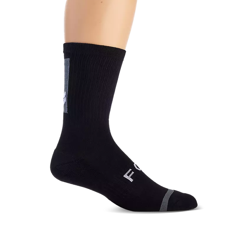 Fox Racing Chaussettes Defend Crew 20 Cm - Chaussettes Moto Et VTT Mixte Hautes Performance