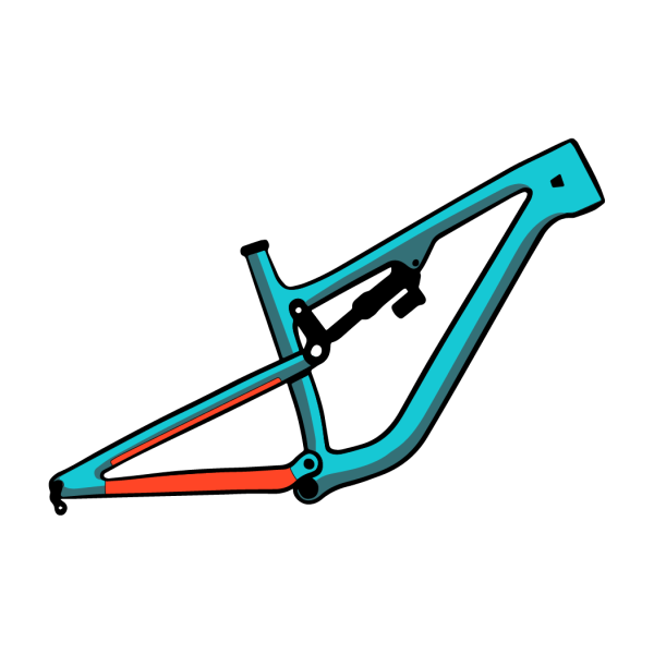 Chainstay Protector Black - Ride Wrap