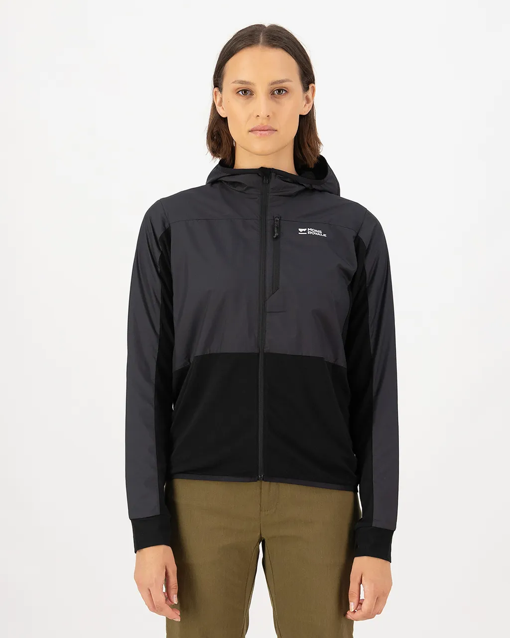 Manteau Coupe-Vent Diversion Merino Femme - Mons Royale