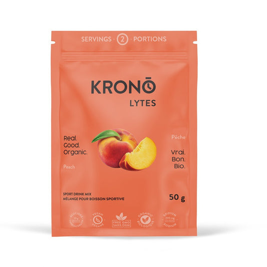 Boisson Electrolytes 50g Pêche - Krono Nutrition