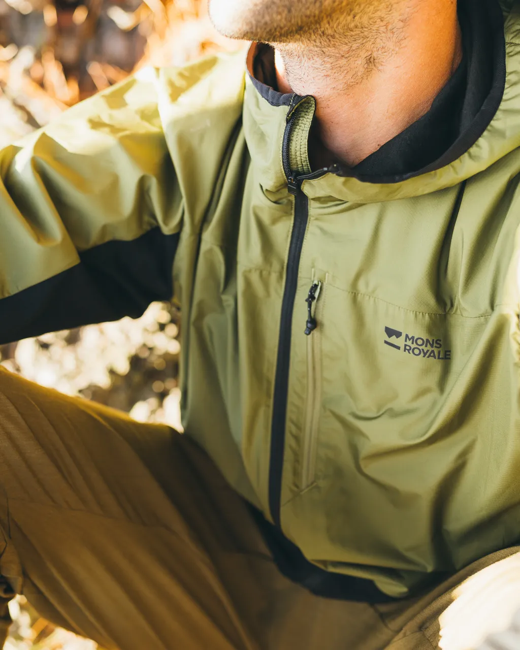 Manteau Coupe-Vent Diversion Merino - Mons Royale