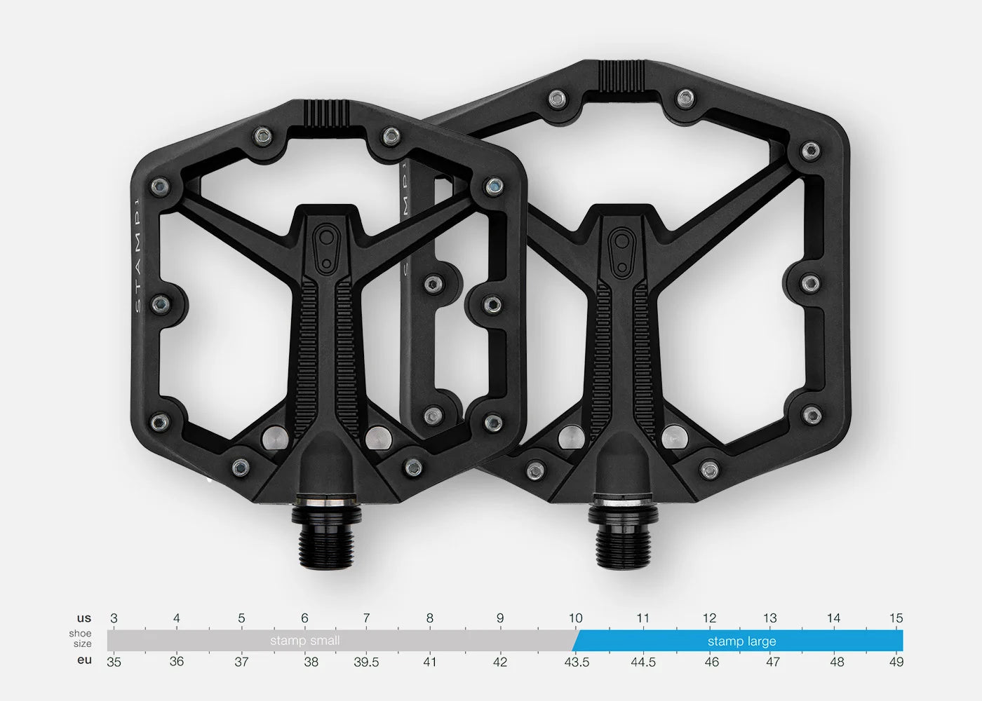 Pédales Stamp 1 (2e Gen.) - Crank Brothers