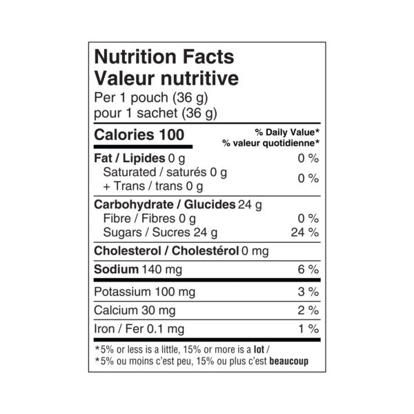Gel énergétique Érable - Krono Nutrition
