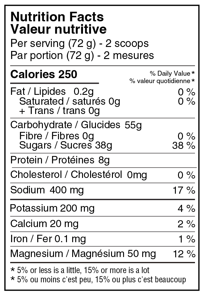 Mélange Pour Boisson Pêche Abricot 720g - NAAK