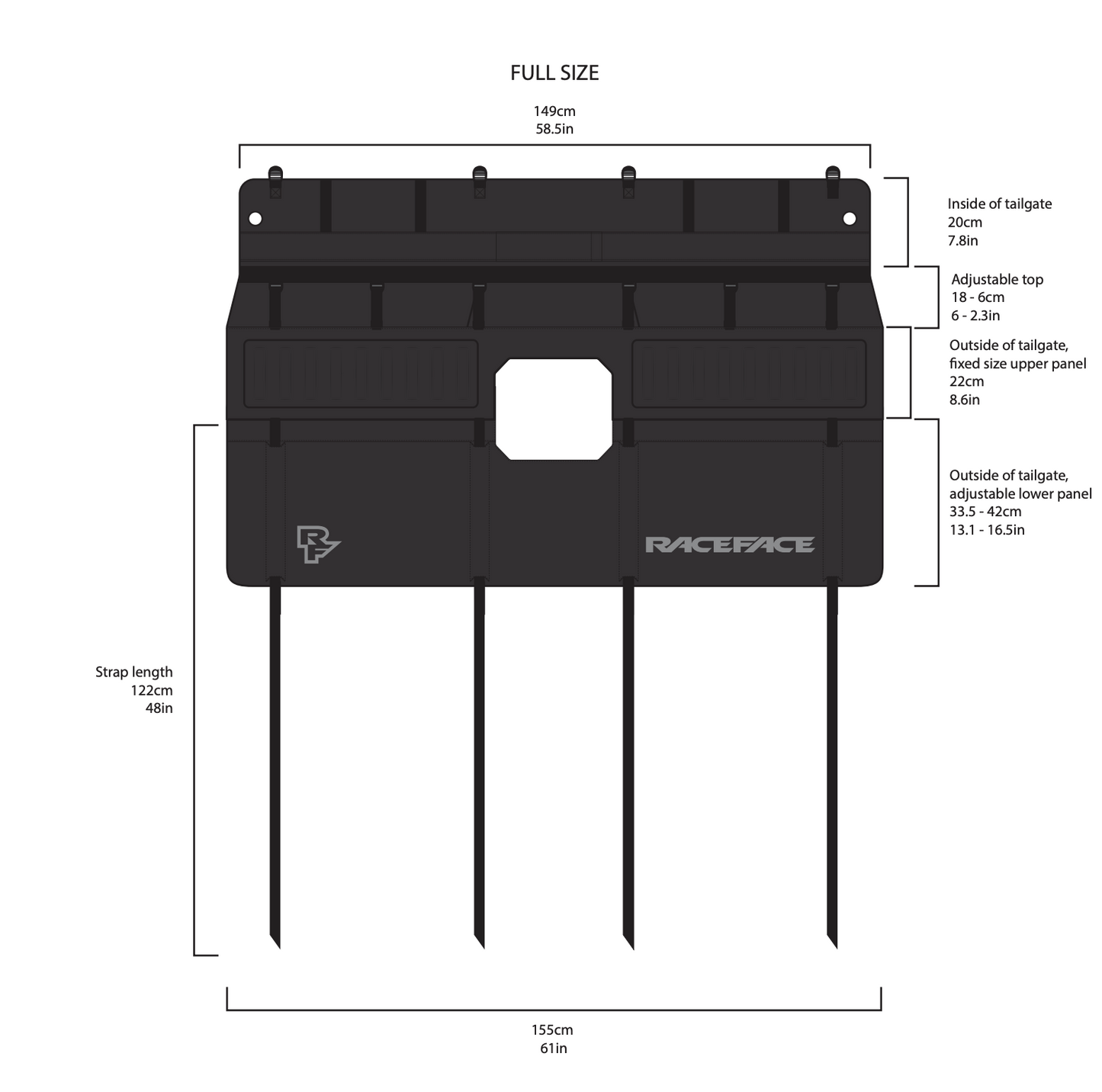 T3 Tailgate Pad - Race Face