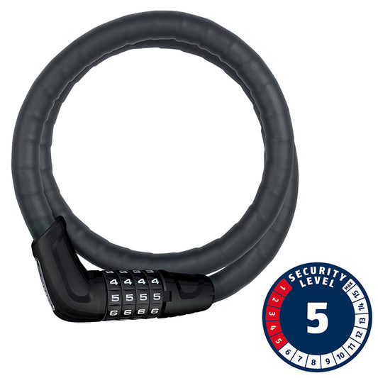 Cadena à câble Combinaison Tresor 6615C Steel-O-Flex 15mm, 85cm - Abus