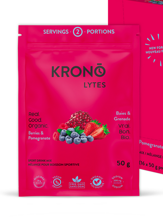 Boisson Electrolytes 50g Baies et Grenade - Krono Nutrition