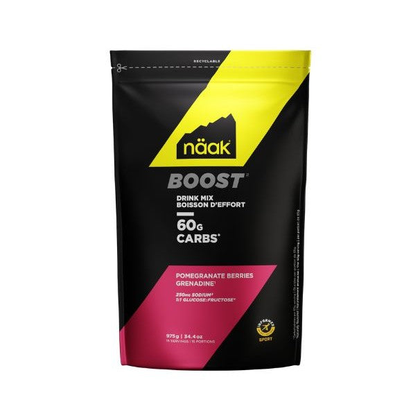 Boisson d'effort Boost Energy Grenadine 60 Sac - NAAK
