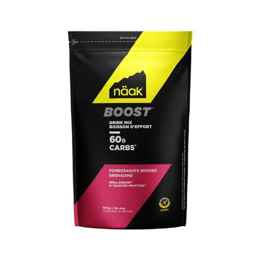 Boisson d'effort Boost Energy Grenadine 60 Sac - NAAK