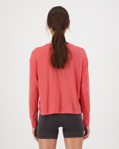 Maillot LS Femme Zephyr Merino Tencel™ Boxy - Mons Royale