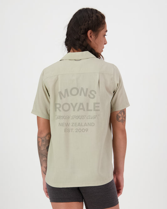 Chemise SS Breezer Femme Merino - Mons Royale