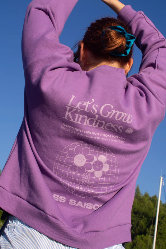 Crewneck Growing Kindness | Upcycled - Les Saisons
