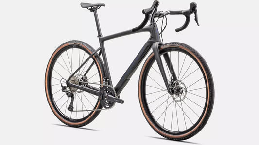 Vélo de Location Diverge Sport Carbon - Specialized Satin Carbon / Blue Onyx 54