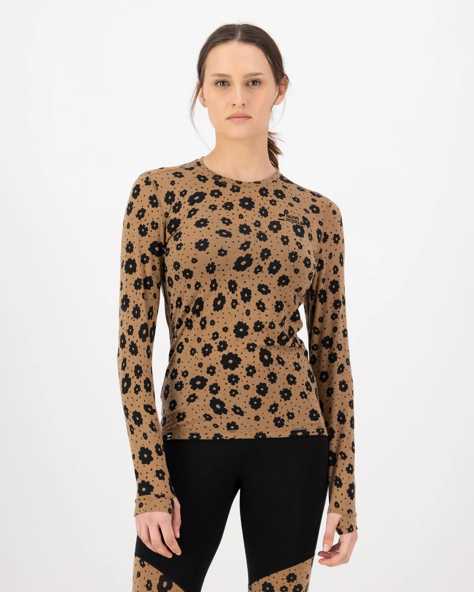 Haut à Manches Longues Merino Cascade Femme - Mons Royale