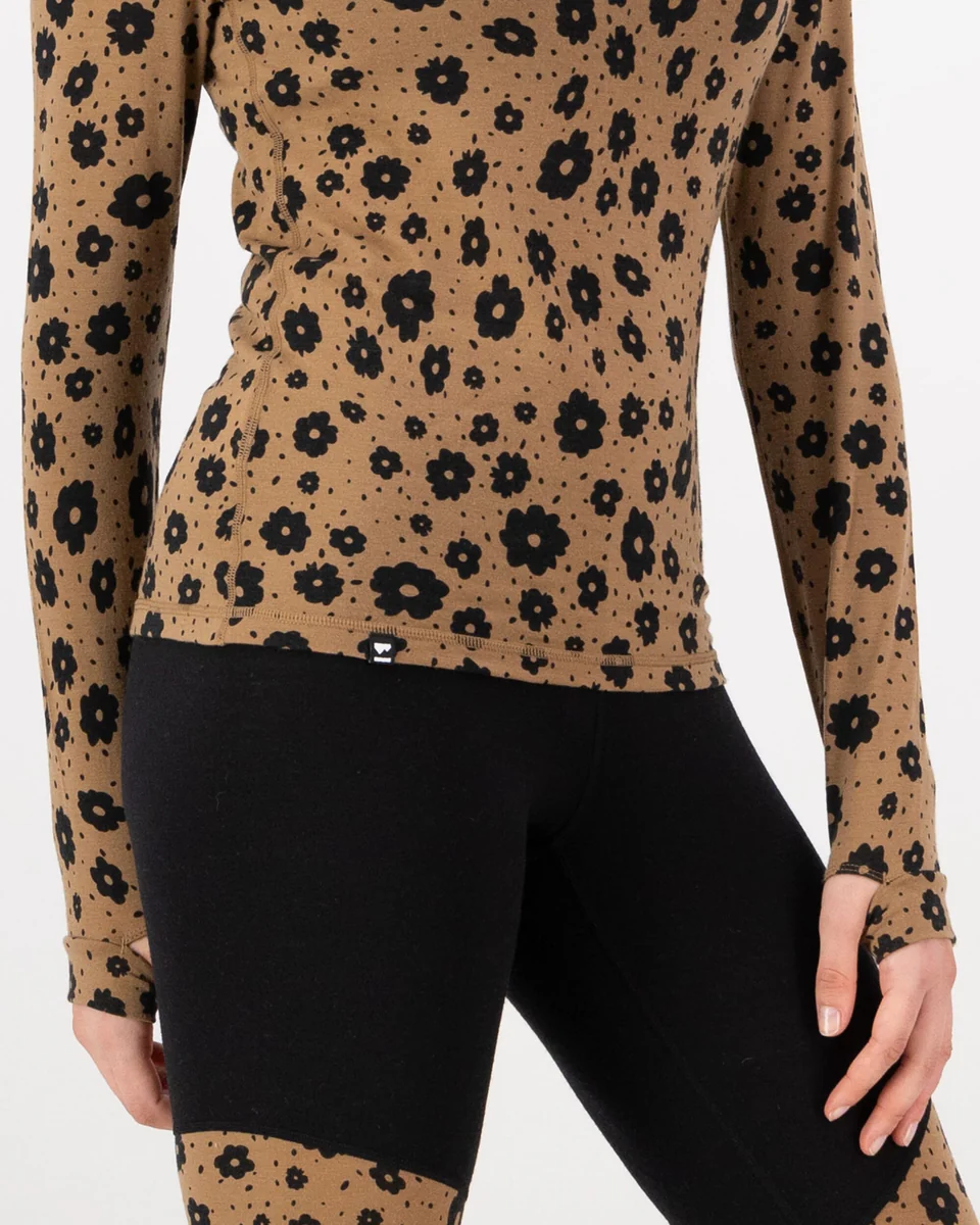 Haut à Manches Longues Merino Cascade Femme - Mons Royale