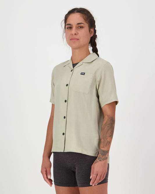Chemise SS Breezer Femme Merino - Mons Royale