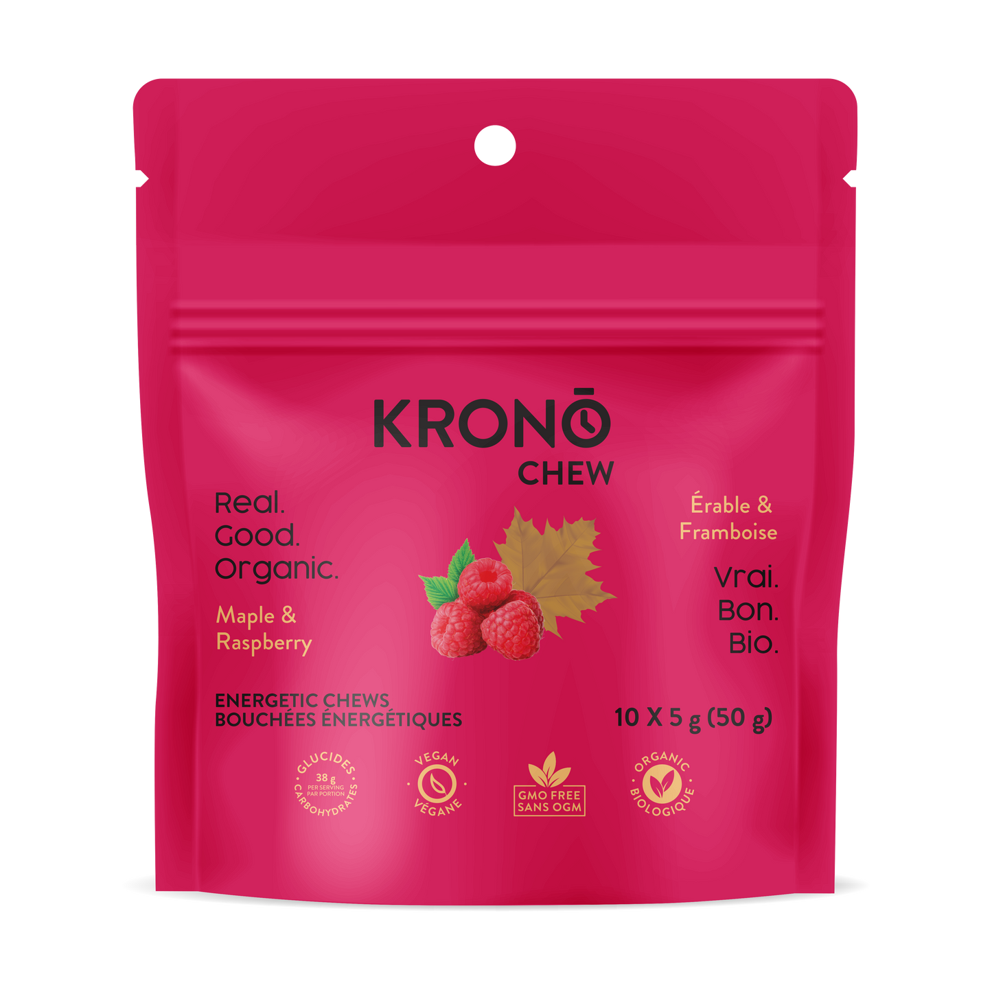 Bouchées énergétique Érable Framboise - Krono Nutrition
