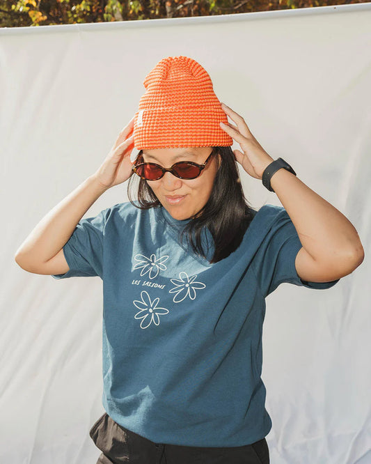 Beanie Lignes Oranges - Les Saisons