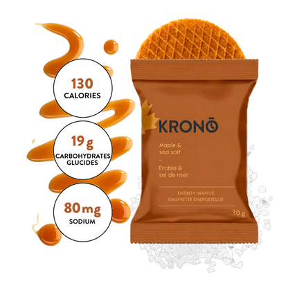 Gaufrettes Énergétiques Érable & Sel de mer - Krono Nutrition