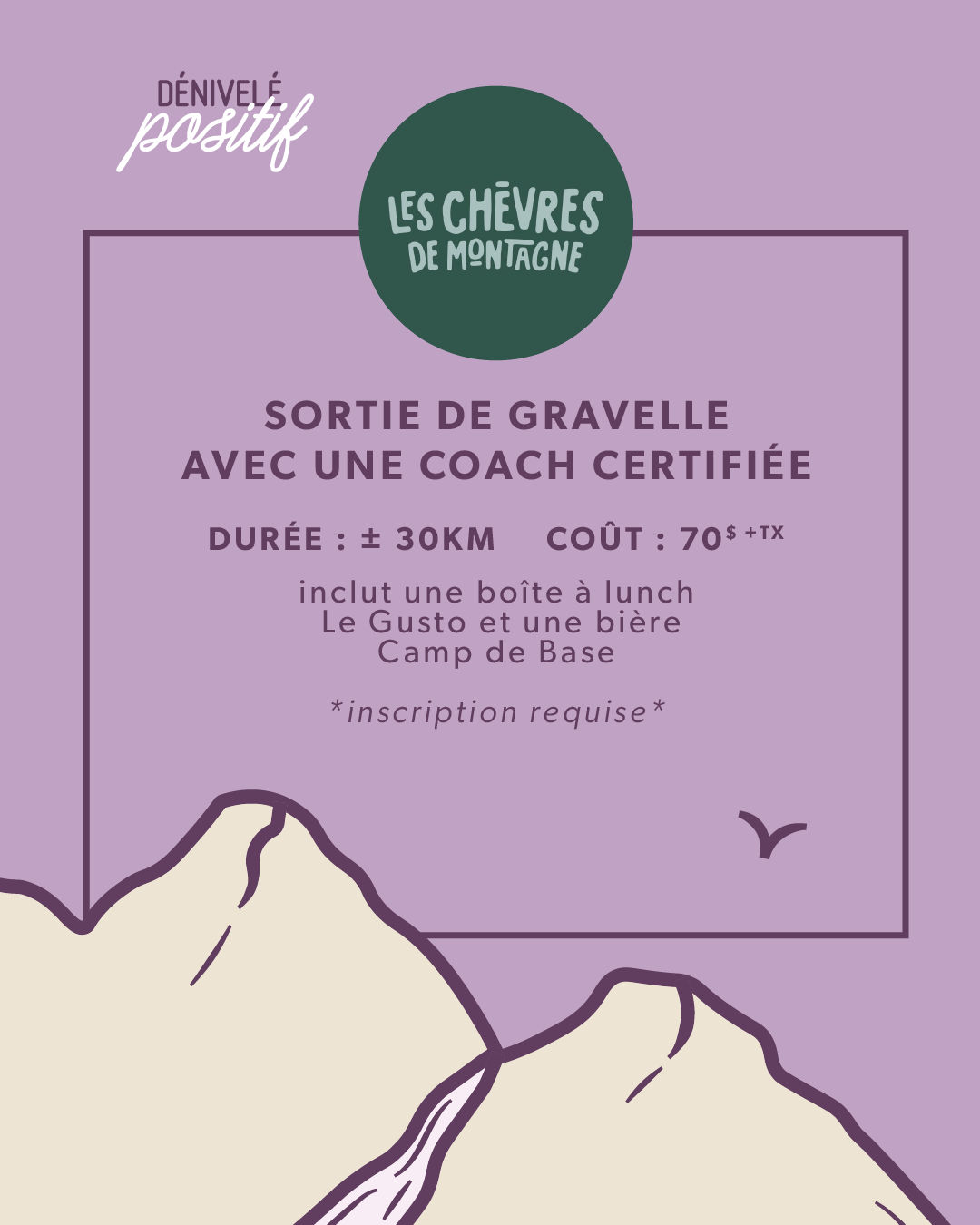 Journée Dénivelé Positif 2025 | Sortie de gravelle avec Les Chèvres de Montagne