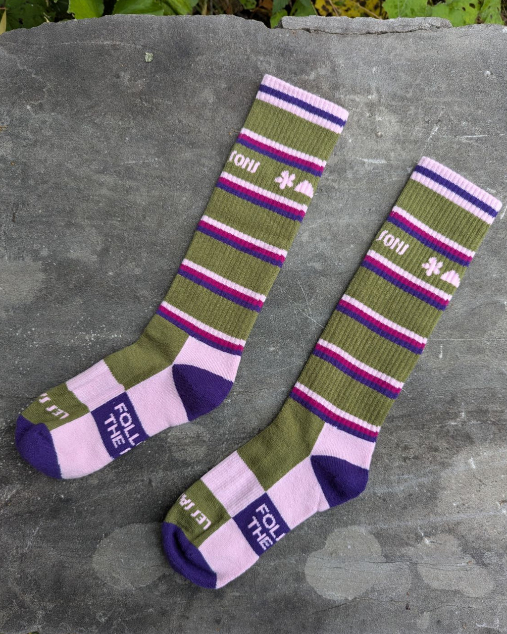 Chaussettes rayées en Mérino - Les Saisons