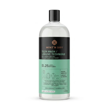 Détergent pour Vêtements Techniques & Neutralisateur d'odeurs - Mint'N Dry