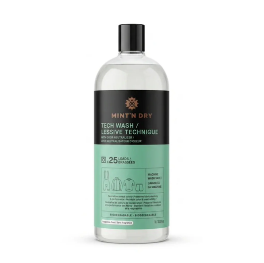 Détergent pour Vêtements Techniques & Neutralisateur d'odeurs - Mint'N Dry