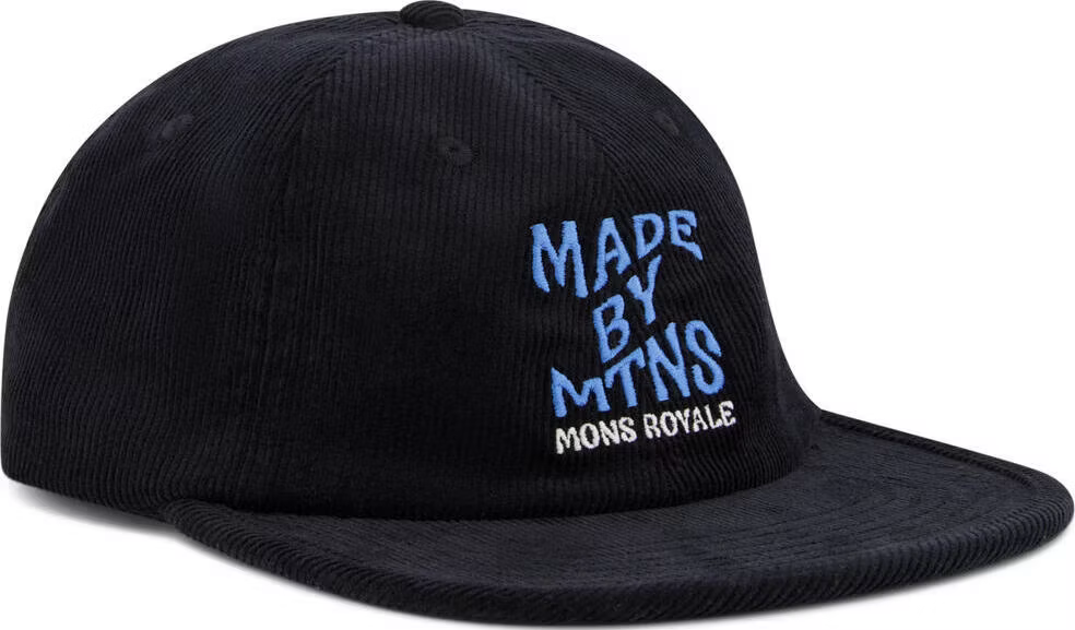Casquette Corduroy Roam Noir O/S - Mons Royale