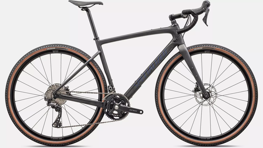 Vélo de Location Diverge Sport Carbon - Specialized Satin Carbon / Blue Onyx 54