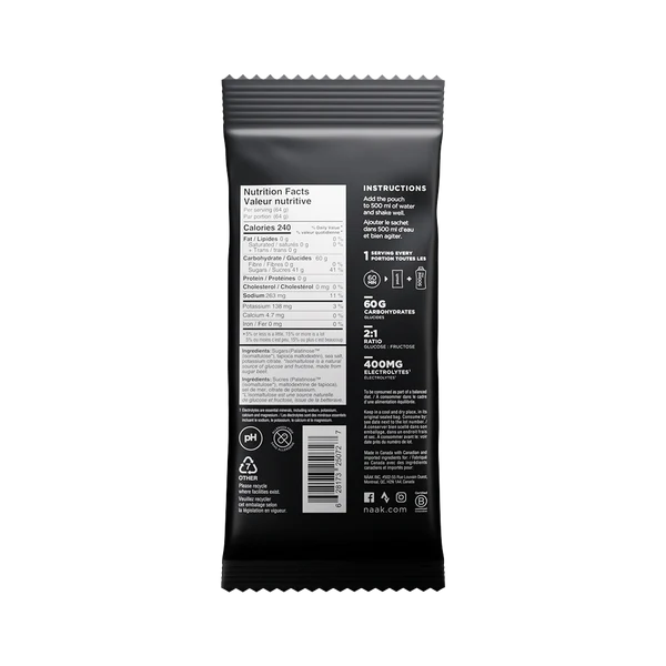 Boisson d'effort Boost Energy Neutre 60 - NAAK