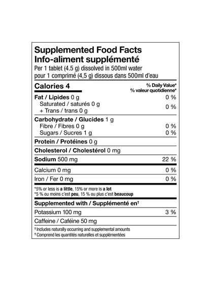 Électrolytes comprimés (10) d'hydratation sportive Orange - XACT Nutrition