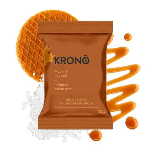 Gaufrettes Énergétiques Érable & Sel de mer - Krono Nutrition